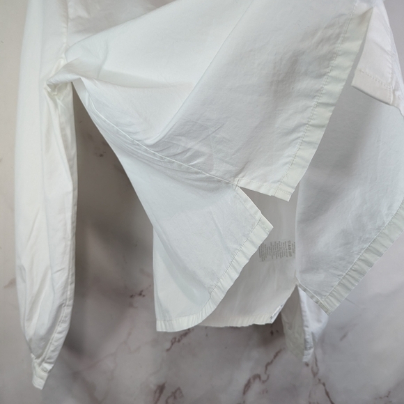 Everlane Shirt Womens White Button Up Organic Cotton Prep Balloon - Picture 12 of 15